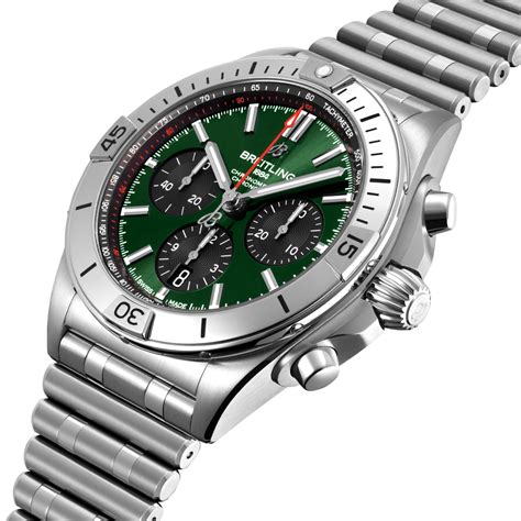 breitling chronomat 42 green|breitling chronomat b01 42 review.